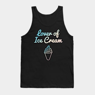 Lover of Ice Cream Pastel Tank Top